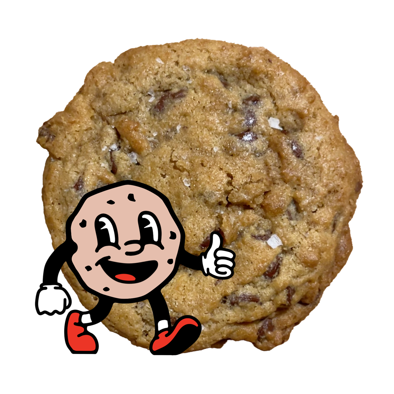 Chocolate Chip Sea Salt (4 PCS) - Kurty’s Cookies
