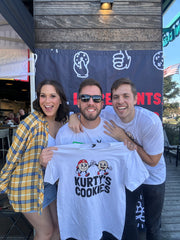 Kurty's White Tee - Kurty’s Cookies