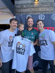 Kurty's White Tee - Kurty’s Cookies