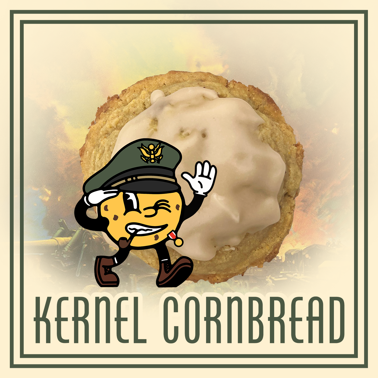 Kernel Cornbread - Kurty’s Cookies
